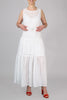 The Glenda Dress - White San Gallo