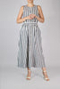 The Mary Long Skirt - w/ Blue Navy Stripes