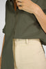 The Giulia Shirt - Olive Green