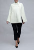 The Margaret Wool Cape - Cream