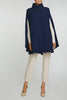 The Rachel Wool Cape - Blue Navy